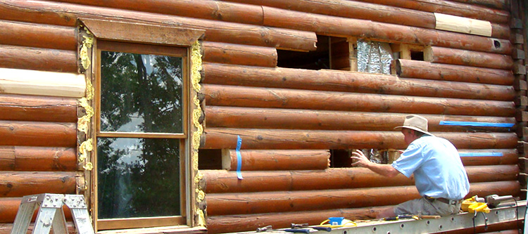 Log Home Repair Habersham County, Georgia