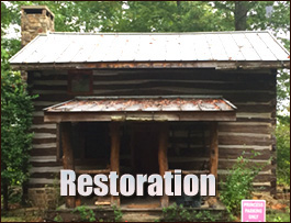 Historic Log Cabin Restoration  Habersham County, Georgia
